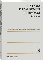 Okładka książki Ustawa o ewidencji ludności. Komentarz