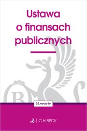Okładka książki Ustawa o finansach publicznych wyd. 26