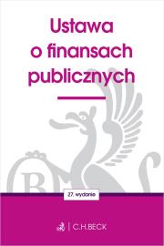 Okładka książki Ustawa o finansach publicznych wyd. 27
