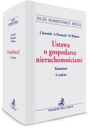 Okładka książki Ustawa o gospodarce nieruchomościami Komentarz w.9