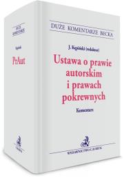 Okładka książki Ustawa o prawie autorskim i prawach pokrewnych