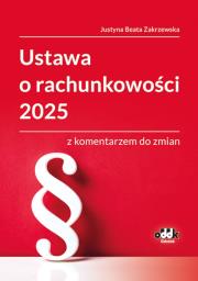 Okładka książki Ustawa o rachunkowości 2025 z komentarzem do zmian