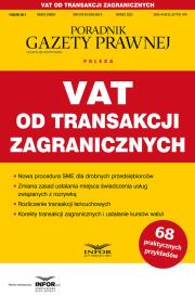 Okładka książki VAT od transakcji zagranicznych. Podatki 5/2025