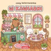 Okładka książki W kawiarni. Cozy kolorowanka