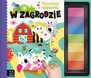 W zagrodzie. Paluszkowe malowanki. Autor: Bator Agnieszka. Dadada.pl Okładka książki W zagrodzie. Paluszkowe malowanki