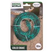 Wąż gumowy zielono-brązowy 60cm. Wydawca: Beppe. Dadada.pl Opakowanie Wąż gumowy zielono-brązowy 60cm