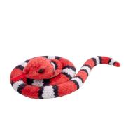 Wąż zwinięty czerwono-biały 50 cm. Wydawca: Beppe. Dadada.pl Opakowanie Wąż zwinięty czerwono-biały 50 cm