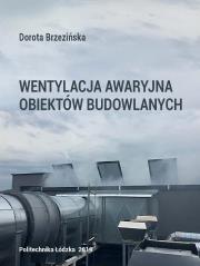 Wentylacja awaryjna obiektów budowlanych. Autor: Dorota Brzezińska. Dadada.pl Okładka książki Wentylacja awaryjna obiektów budowlanych