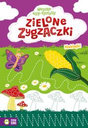 Okładka książki Wesołe esy-floresy. Zielone zygzaczki - uszkodzone