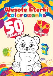 Okładka książki Wesołe literki. Kolorowanka