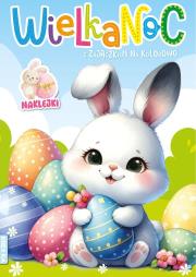 Wielkanoc z zajączkiem na kolorowo. Autor:   Praca zbiorowa. Dadada.pl Okładka książki Wielkanoc z zajączkiem na kolorowo