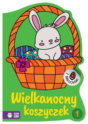 Okładka książki WIELKANOCNY KOSZYCZEK 1 WIELKANOCNE KOLOROWANKI - uszkodzone