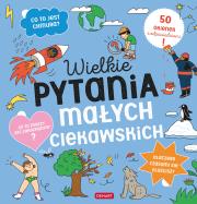 Okładka książki Wielkie pytania małych ciekawskich. Książka z okienkami
