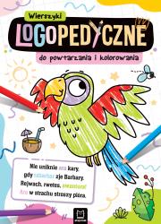 Okładka książki Wierszyki logopedyczne do powtarzania i kolorowani