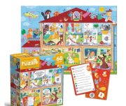 Wimmelpuzzle 60 Pets at home. Wydawca: Dodo. Dadada.pl Opakowanie Wimmelpuzzle 60 Pets at home