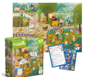 Wimmelpuzzle 60 Summer in the village. Wydawca: Dodo. Dadada.pl Opakowanie Wimmelpuzzle 60 Summer in the village