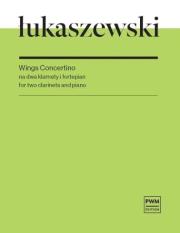 Okładka książki Wings Concertino na dwa klarnety i fortepian