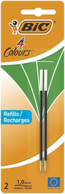 Wkład do długopisów 4 Colours zielony 2szt. Wydawca: Bic. Dadada.pl Opakowanie Wkład do długopisów 4 Colours zielony 2szt