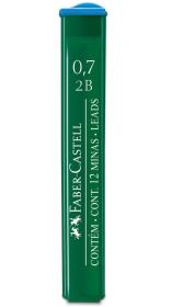 Opakowanie Wkład grafitowy 2B 0,7mm FABER CASTELL