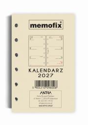 Opakowanie Wkład kalendarzowy 2027 Memofix A6 SK/TDW