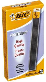 Opakowanie Wkłady Criterium 0,5mm HB (12szt) BIC