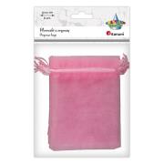 Opakowanie Woreczki z organzy różowe 9x12cm 6szt