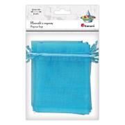 Opakowanie Woreczki z organzy turkusowe 9x12cm 6szt
