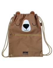 Opakowanie Worek z kieszonką na suwak Miś BB Friends