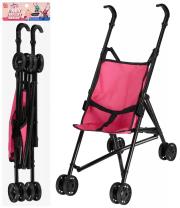 Opakowanie Wózek dla lalek parasolka metalowy