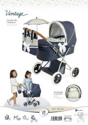 Opakowanie Wózek Vintage z parasolką dla lalek do 48cm