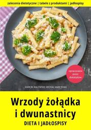Okładka książki Wrzody żołądka i dwunastnicy. Dieta i jadłospisy