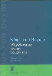 Okładka książki Współczesne teorie polityczne