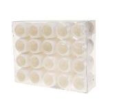 Opakowanie Wstążka kokon biały matowy (20szt) ROZETTE