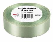 Opakowanie Wstążka satynowa 38mm/32m szarozielony