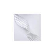 Opakowanie Wstążka satynowa karbowana 40mm/3m biała