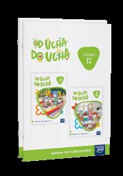 Okładka książki Wychowanie przedszkolne OD UCHA DO UCHA 4-latki Poziom 2 Zestaw kart aktywności