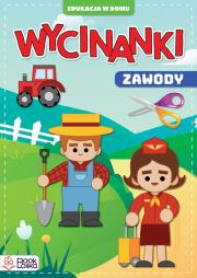 Wycinanki. Zawody.. Autor: Monika Majewska. Dadada.pl Okładka książki Wycinanki. Zawody.