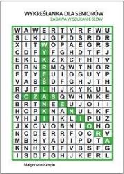 Okładka książki Wykreślanka - zielona