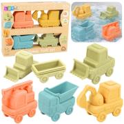 Opakowanie Zabawki do kąpieli pojazdy gumowe 4szt.