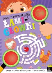 Okładka książki Zabawy z magiczną lupką. ŁAMIGŁÓWKI 6+