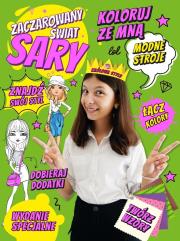 Okładka książki Zaczarowany Świat Sary. Koloruj ze mną. Modne...