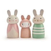 Zajączki drewniane 3szt. Wydawca: Tender Leaf Toys. Dadada.pl Opakowanie Zajączki drewniane 3szt