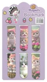 Opakowanie Zakładka do książek magnetyczna Kotki