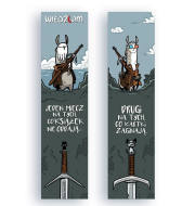 Opakowanie Zakładka kartonowa - Dwa miecze