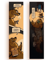 Opakowanie Zakładka kartonowa - Książka oświeca