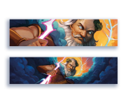 Opakowanie Zakładka kartonowa - Perun Gromowładny