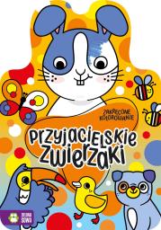 Okładka książki Zakręcone kolorowanie. Przyjacielskie zwierzaki - uszkodzone