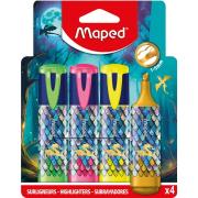 Opakowanie Zakreślacz Dragon Fluo 4kol MAPED