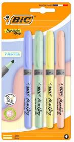 Opakowanie Zakreślacz Grip Pastel mix 4szt BIC