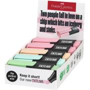 Zakreślacz mini TXTLNR pastel (10szt). Wydawca: Faber Castell. Dadada.pl Opakowanie Zakreślacz mini TXTLNR pastel (10szt)